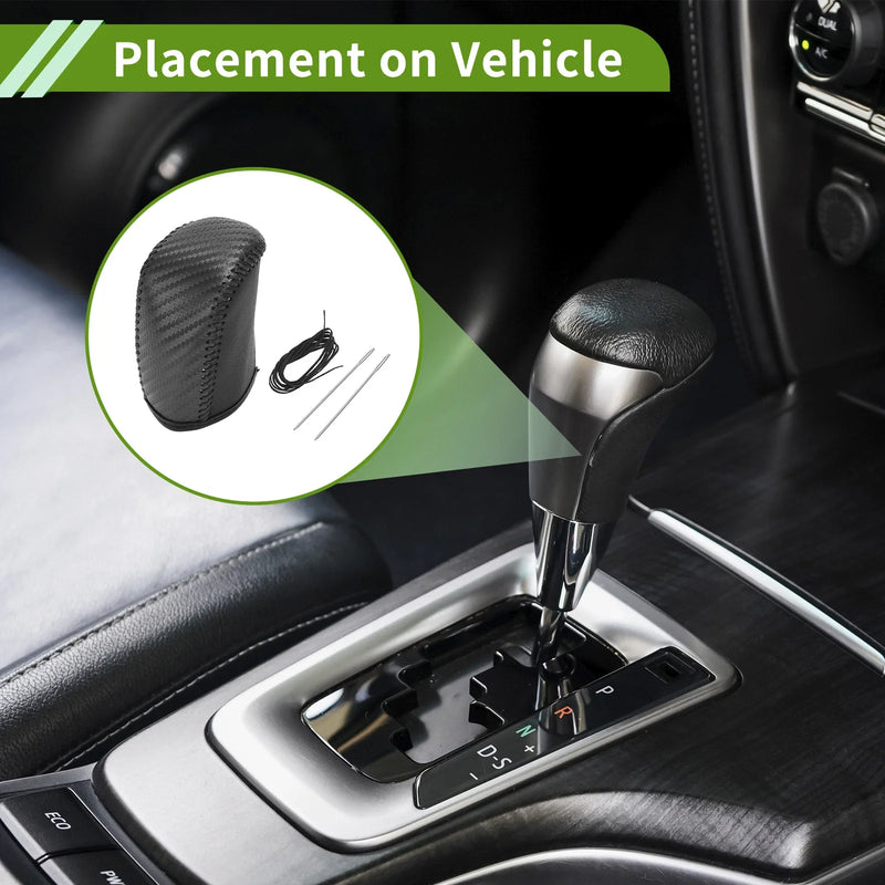 Dodge Journey (2011-2020) Black Carbon Fiber Gear Shift Knob Cover