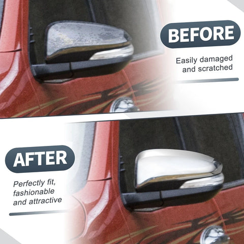 Toyota Hilux Rearview Mirror Cover Cap Chrome (2015-2020)