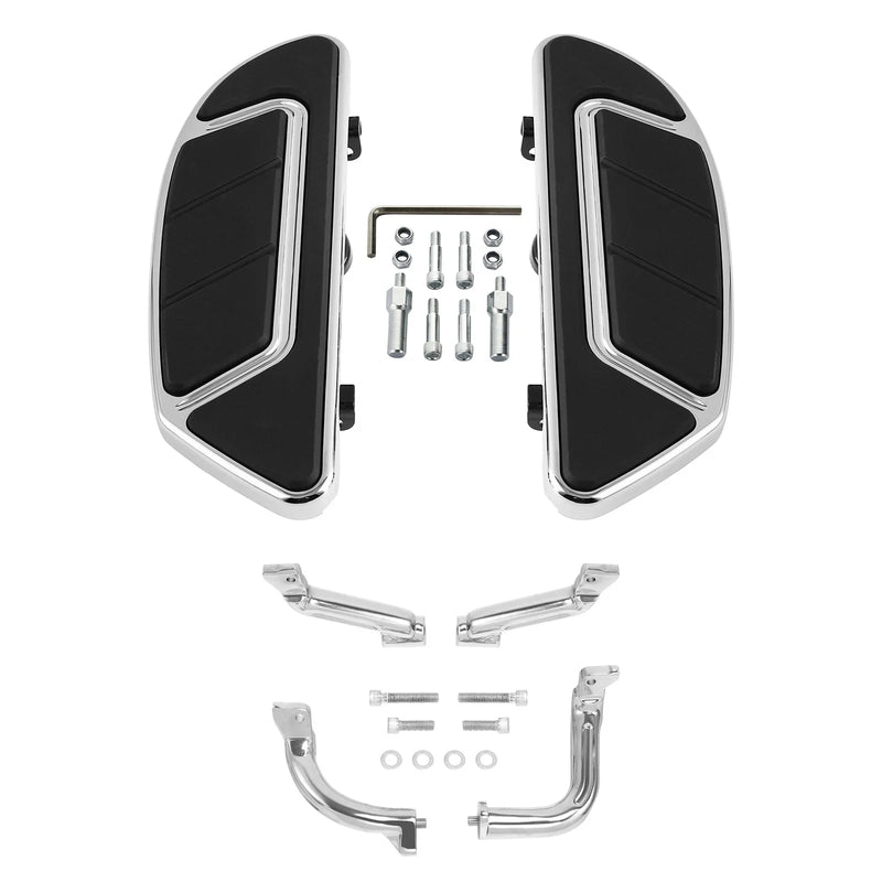 Harley Road Glide Chrome Driver Floorboards Footboards Bracket (2014-2024)