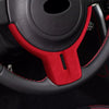 Subaru BRZ, Toyota GT86 1pc Red Leather Steering Wheel Cover (2012-2020)
