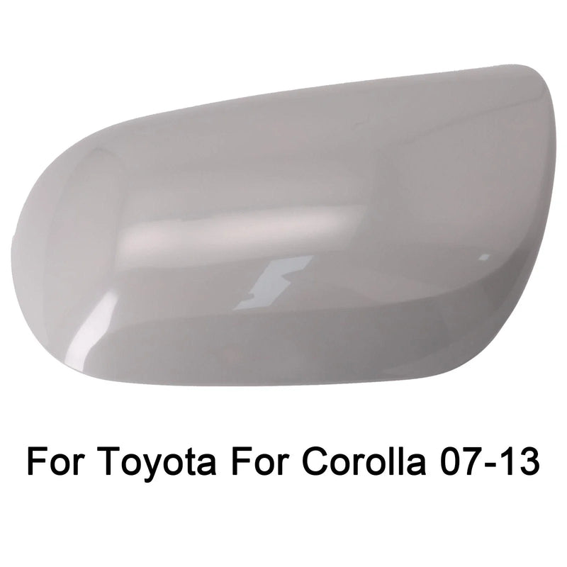 Toyota Corolla Left Rear View Mirror Housing ABS Plastic White (2007–2013)