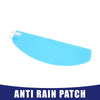 Motorcycle Helmet Anti Rain Film 9.65x3.46 Shield Lens Sticker