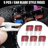 Car 5 Pcs Mini 40AMP APM/ATM Blade Fuses (Various Years)