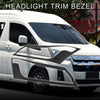 Toyota Hiace Commuter 1 Pair Car Front Headlight Trim Bezel (2019-2020)