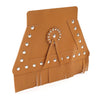 Harley Orange PU Leather Rear Fender Mud Flap Cover