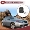 Acura TL (2009 - 2014) Pebbled Black Grey Set Gear Shift Knob Cover