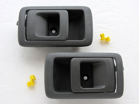 1997-2005 Toyota Hilux Tiger LN145 Inner Door Handles (2 x Grey)