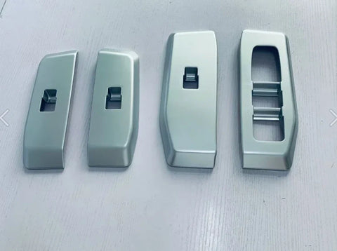 Toyota Prado LC250 4 x Matte Window Lift Panel Switch Cover Trim (2024-2025)