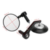 22mm Handlebars 4" Black Handlebar End Mirrors (2023)