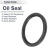 Oil seal 90x110x8mm 5 x Seal Ring Rotary Shaft Seal Nitrile Rubber Black