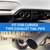 Toyota Noah / Voxy Square Curved Dual Exhaust Tip 2.4" Inlet (2007-2022)