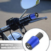 Make Model 1 Pair 7/8" 22mm Blue Motorcycle Handlebar Plugs