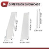 Mercedes E-Class (2010-2015) Chrome Silver Tone 6 x Door Pillar Window Trim