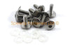 Triumph Daytona 600 650 10x Edelstahl Scheinwerfer Halterung Schrauben