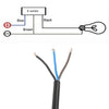 Motorcycle - Red ON/OFF Handlebar Switch Push Button Headlight