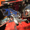 Honda Monkey 125, Grom MSX125 Silver Adjustable Rear Footpegs (2018-2023)