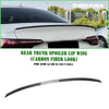 Audi A4 B9 / S4 (2017-2024) - Carbon Fiber Look 1 x Rear Spoiler Lip
