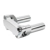 Harley Fat Boy, Low Rider, Softail Chrome 4" Risers 1" Handlebar Clamp