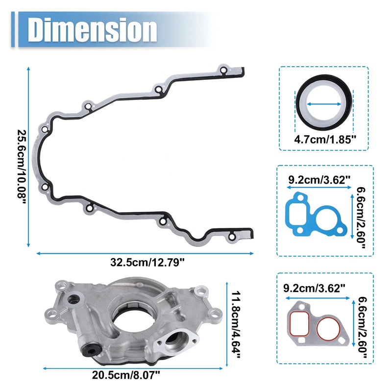 GMC Sierra 1500 Oil Pump Gasket Kit 4.8L/5.3L/6.0L