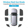 Ford Everest 6x Foldable Window Mesh Sun Shade (2015-2022)