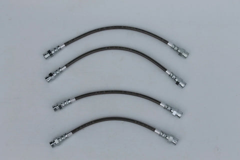 VW 1600 Beetle 1973-1975 Braided Brake Hose Set (4)