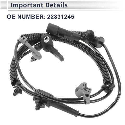 Chevrolet Malibu Rear Left ABS Wheel Speed Sensor (2013-2015)