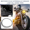 Motorcycle Brake Line / 35.43" 10mm / Stainless Steel Black Hydraulic Oil Hose