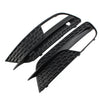 Audi A5 2 x Front Bumper Black Fog Light Grille Cover (2012-2016)