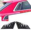 Audi A3 S3 2 x Carbon Look Rear Side Window Louvers (2021-2024)