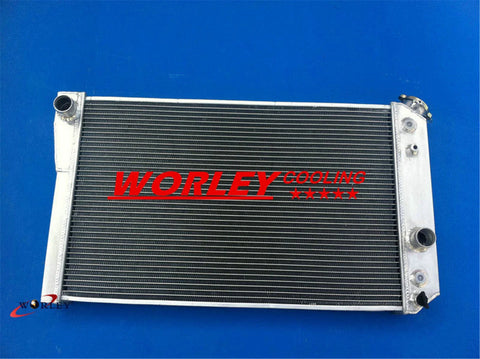 Chevy Corvette 5.7 L83 / S10 V8 3 Row Aluminum Radiator (1984-1990)