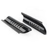Harley Touring FLHT Black Front Fork Lower Leg Deflectors (2000-2013)