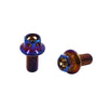 Motorcycle 21pcs Titanium Coated Motorcycle Hex Bolts M6x10mm