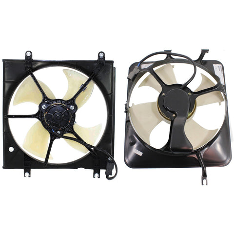 Radiator Cooling Fan w/ A/C Condenser Fan For 97-2001