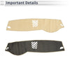 BMW 5 Series F10 / F11 Beige Sun Protector Pad Dash Cover Mat
