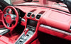 Porsche Boxster 981 Red Front Air Vent Grille (2012-2016)