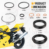 Suzuki GSXR600 / GSXR750 Front Fork Dust & Oil Seal Kit (2004-2005)