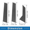 Ford Mondeo (2008-2013) Carbon Fiber Black 6pcs Door Pillar Window Trim