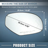 Chevy Silverado Avalanche Passenger Right Side Heated Mirror Glass