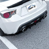 Subaru BRZ / Scion FR-S 1x Gloss Black Rear Diffuser Lip (2013-2020)