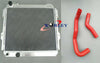 Toyota Hilux LN60 LN61 Aluminum Radiator & Silicone Hose (1983-1997)
