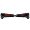 Harley FLHR FLHTK FLHX Front Lower Fork Leg Covers LED Amber Lights (14-20)