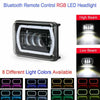 Ford Chevrolet Silverado 4x6" H4 RGB Headlights