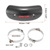 Motorcycle ATV 1 x Exhaust Muffler Pipe Heat Shield Insulation Cover Guard