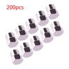 Car & Bike 200 Pcs Silver Tire Valve Caps