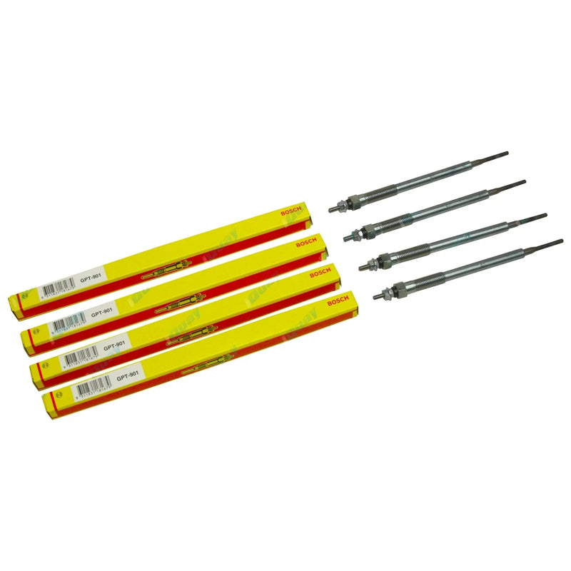 Prado KDJ120 KDJ150 1KD-FTV 3.0L 2006~14 Bosch Set of 4 Diesel Glow Plugs