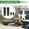 7/8" 22mm Motorcycle Hand Grips Cover Kit Handlebar Grip Rubber Black