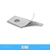 Mercedes-Benz GLK X204 (2010-2015) 2 x ABS Silver Tone Multimedia Radio Button Cover