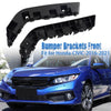 Honda Civic 2 x Driver & Passenger Side Front Bumper Bracket Set (2016-2021)