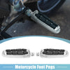 Aolly Motorcycle Pair 10mm Aluminum Aolly Rearsets Footrests Footpegs Black