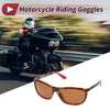 Motorcycle Brown Lens Leopard Print Goggles / 1 x Motorcycle Riding Goggles